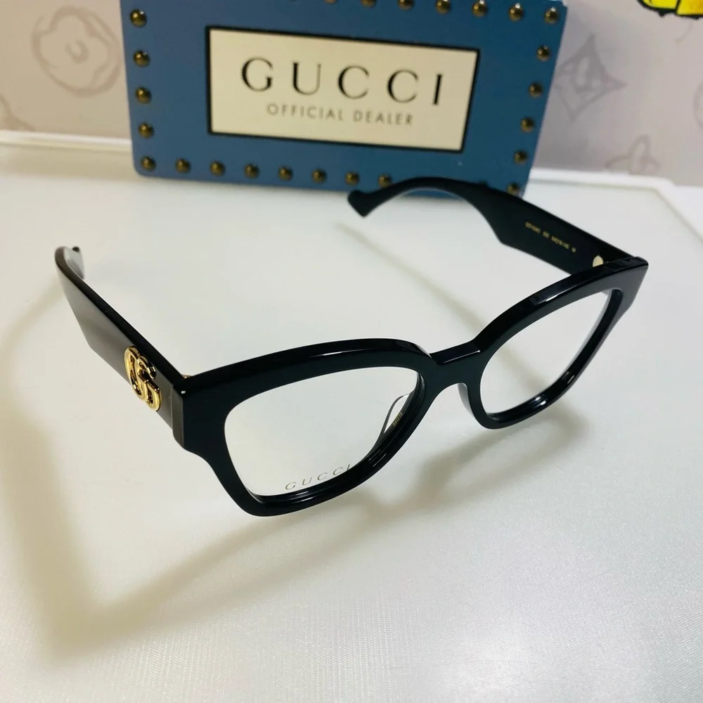 New Gucci Demo GG1424 Butterfly Ladies Fashion Optical Eyeglasses GG1424O 005 54